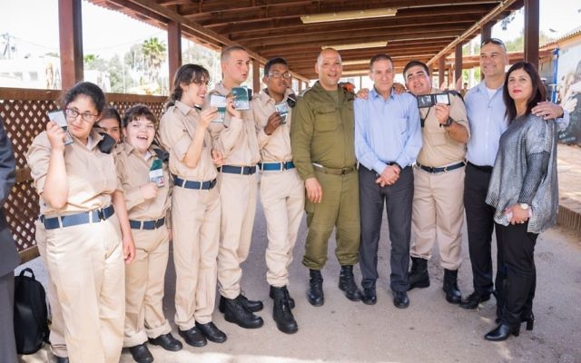 SPECIAL IN UNIFORM BRIGHTENS ISRAEL’S FUTURE