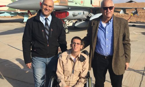 IDF WELCOMES SOLDIER WITH CEREBRAL PALSY